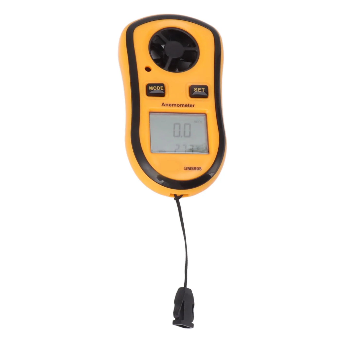 Digital Anemometer LCD Backlight Display Wind Meter Low Battery Prompt Digital LCD Display for Petrochemical for Steel Peaceful Pleasures Health and Wellness