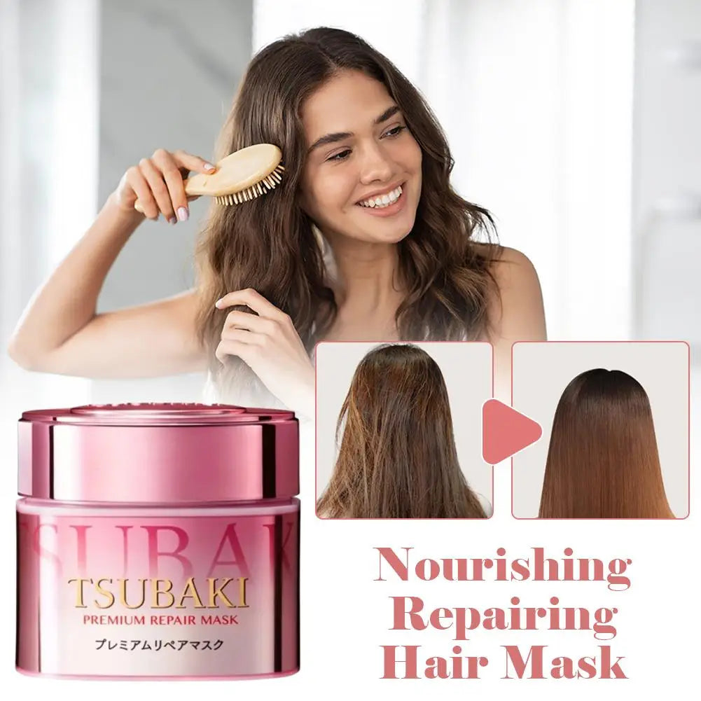 TSUBAKI 180g Salon Hair Mask – Anti-Frizz Repair & Nourishing Conditioner Peaceful Pleasures Health and Wellness