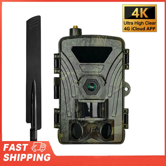 Fast Trigger Wildlife Camera Infrared Night Vision Trail 4K Hunting Peaceful Pleasures Health and Wellness
