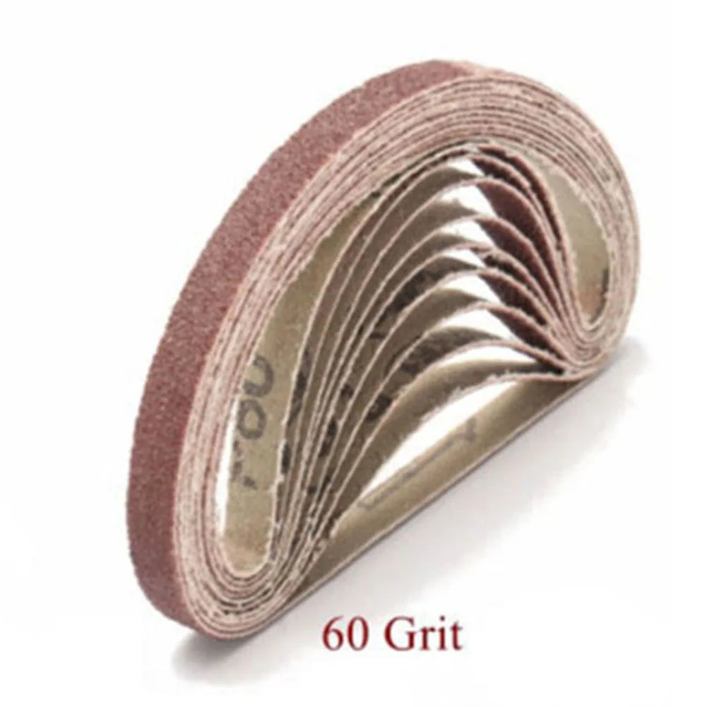 Sanding Belts Power Suit File Sander Abrasive 10x330mm Woodworking