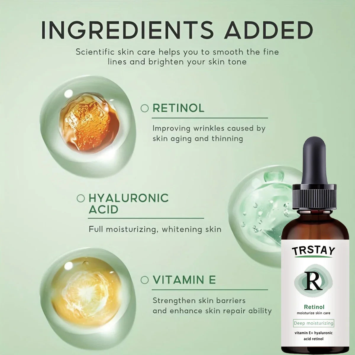 TRSTAY Retinol 2.5% Facial Serum – Professional Skin Care