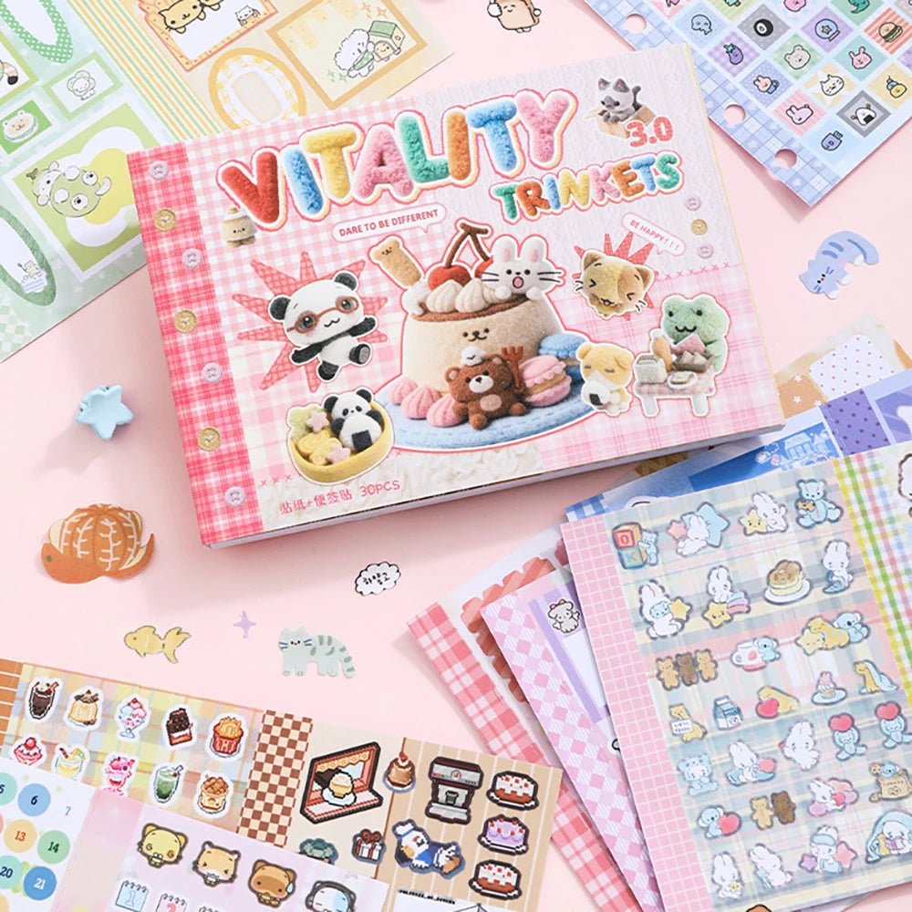 M5 Sticker Material Korean Ins Beauty DIY Handmade Book Stickers