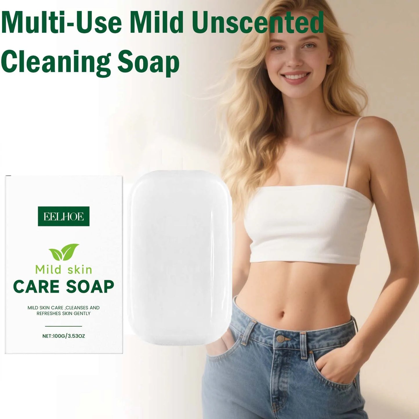 Fragrance-Free Cleansing Soap Bar for Sensitive Skin