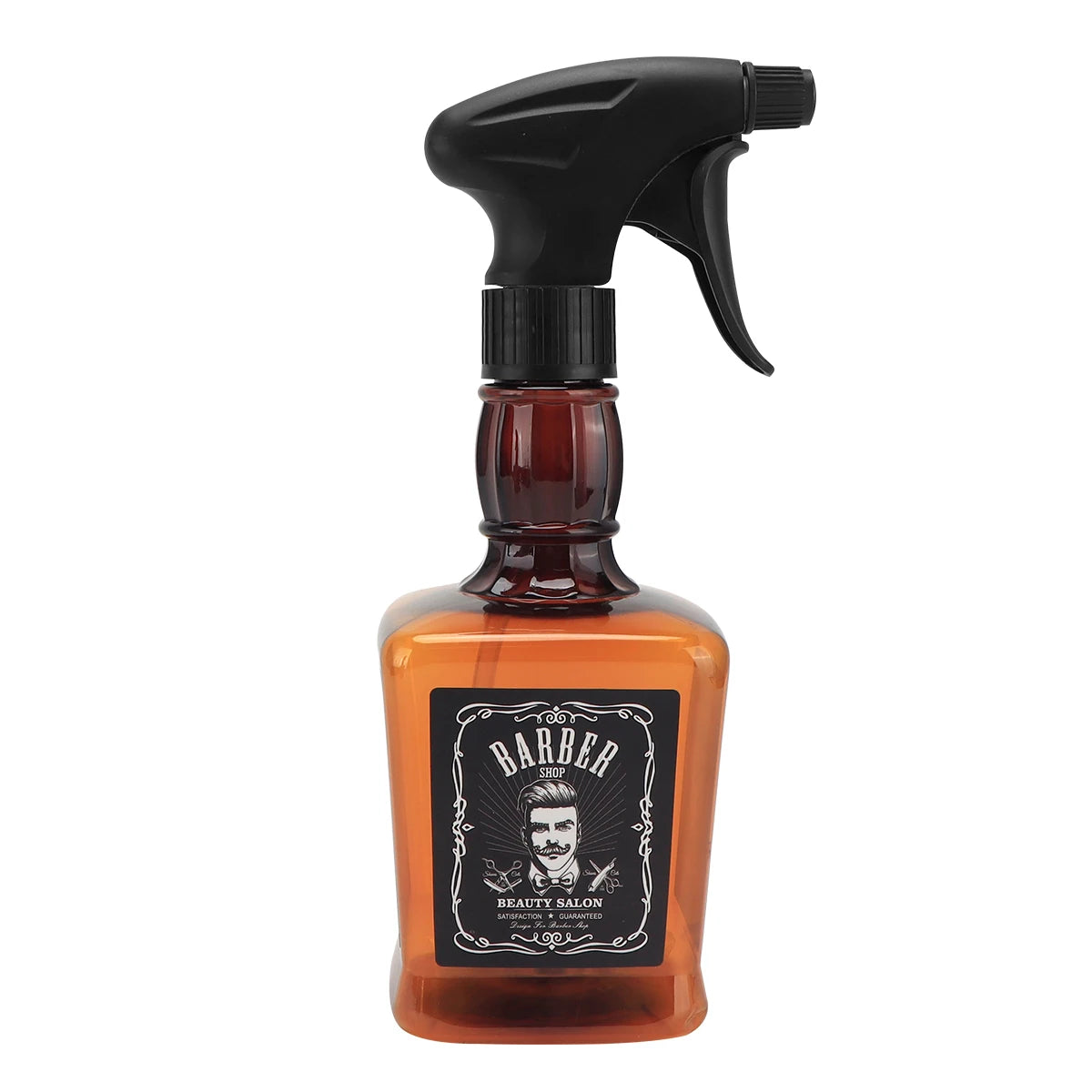 Hairdressing Retro Spray Bottle High Pressure Water Can Barber Stylist Fine Mist Sprayer Refillable Container Barber Supplies Peaceful Pleasures Health and Wellness Brown