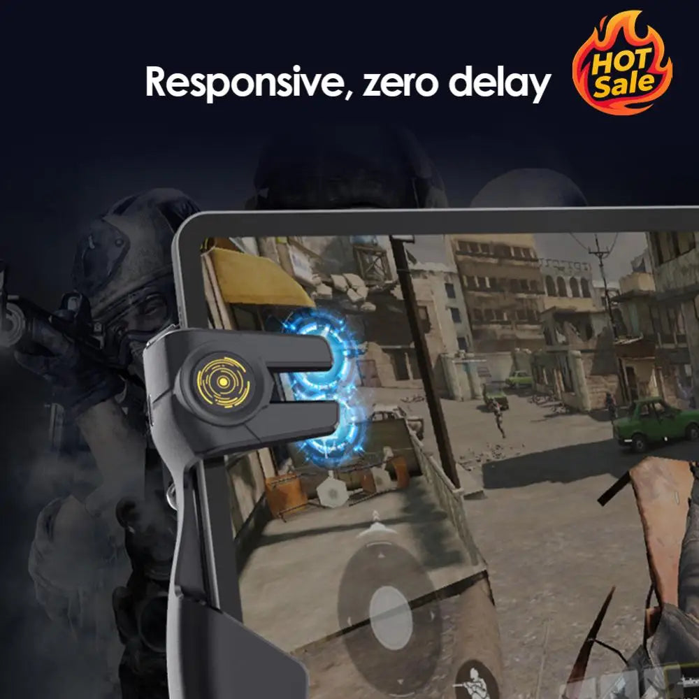 Six-Finger Mobile Game Controller Trigger Grip for Phone & Tablet