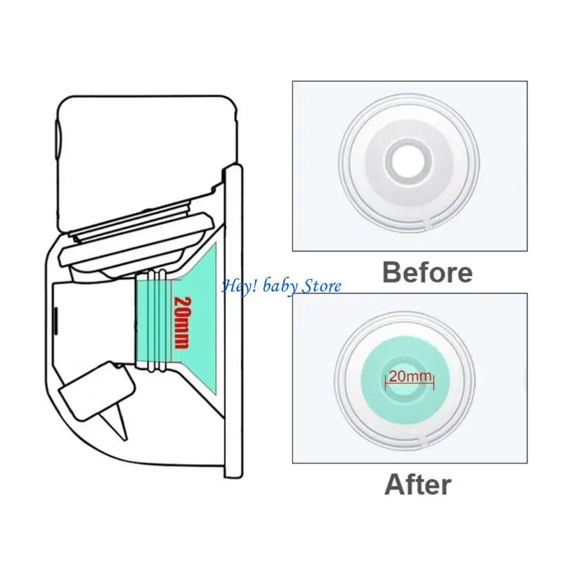 Silicone Breast Flange Insert 14–22mm | Pump Adapter
