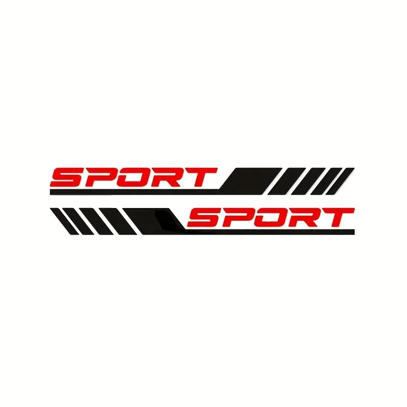 Stylish Sport Diagonal Stripe Car Door Stickers Peaceful Pleasures Health and Wellness