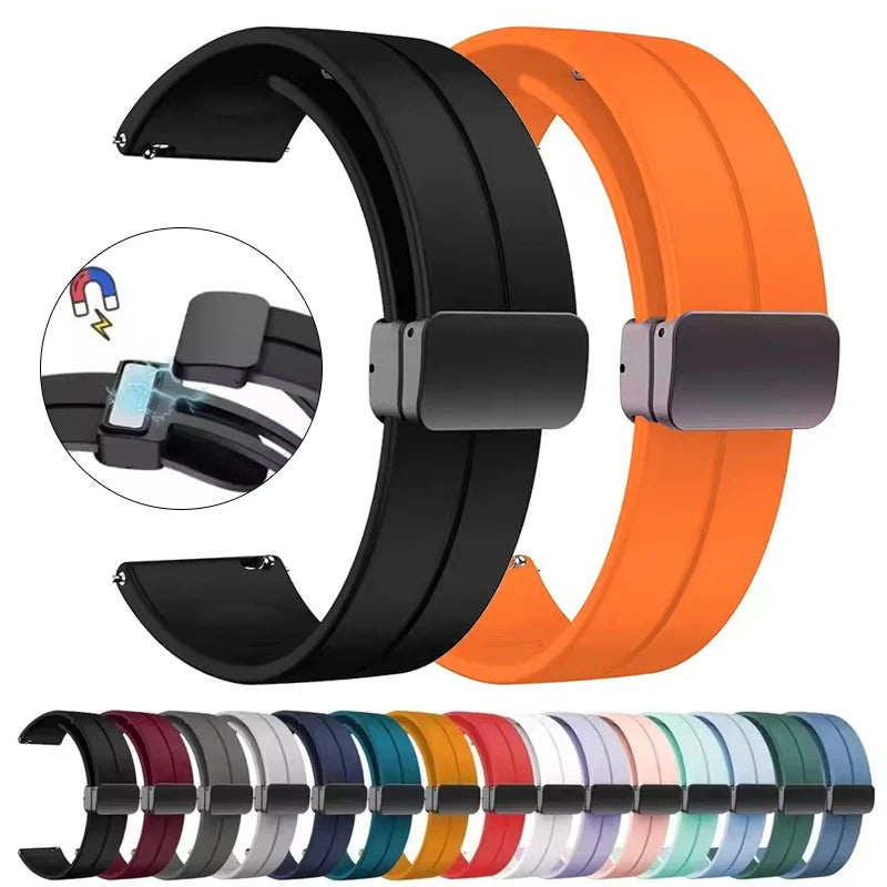 Silicone Watch Band 20mm 22mm – Xiaomi Samsung Huawei Strap Peaceful Pleasures Health and Wellness