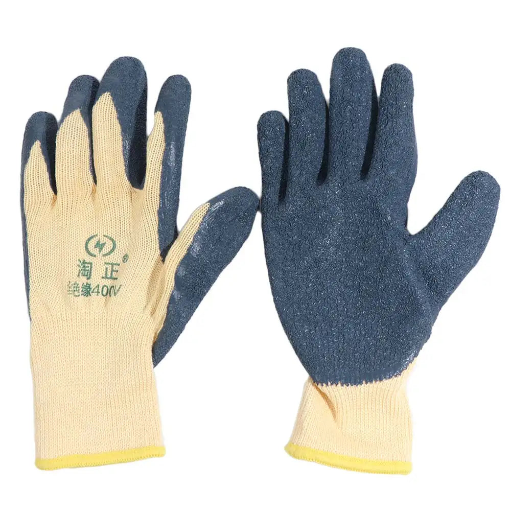 400V Electrician Work Gloves Flexible Nonslip Anti-electricity Gloves Wear-resistant Protective Gloves Hand Protection Peaceful Pleasures Health and Wellness