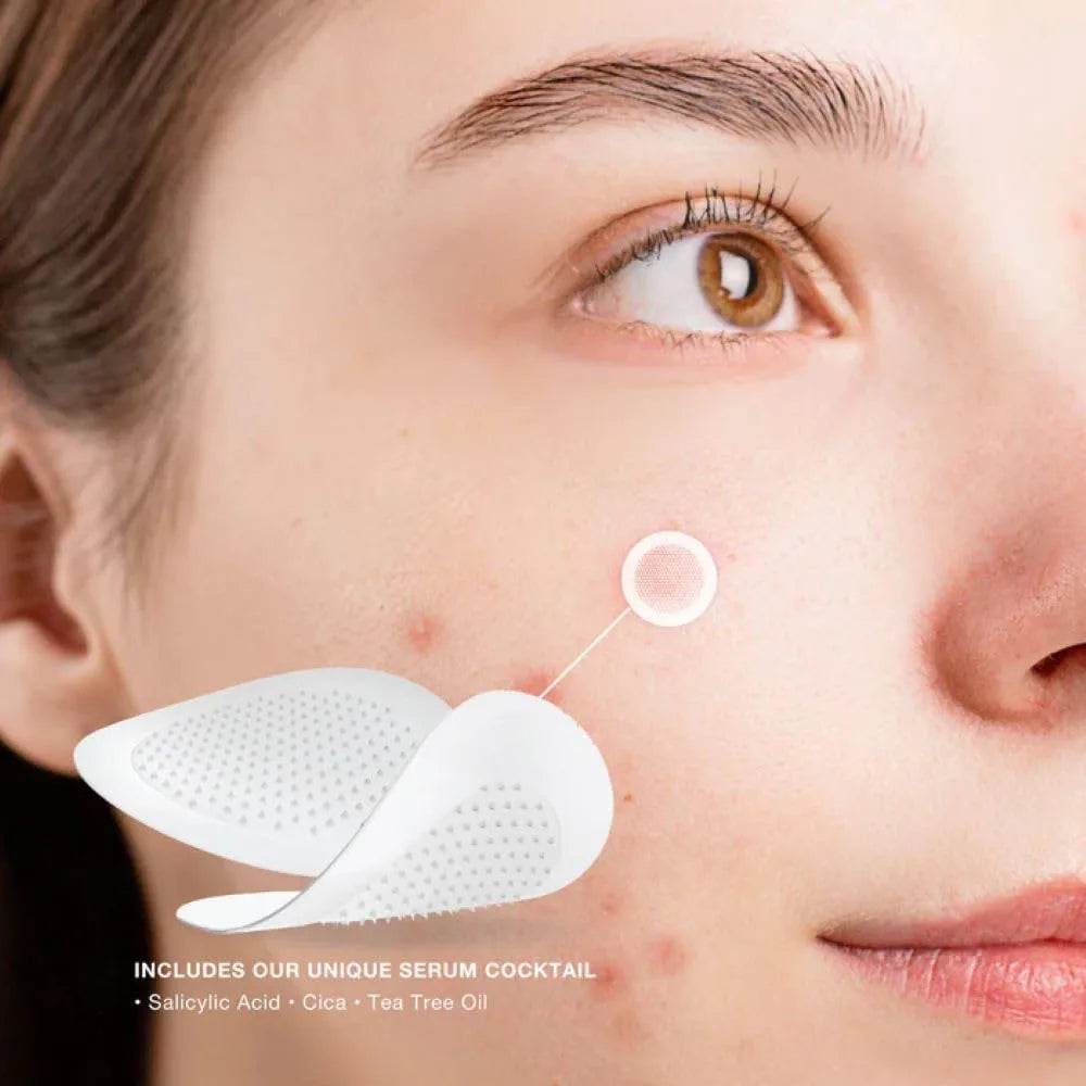 Invisible Waterproof Hydrocolloid Acne Patches – All Skin Types