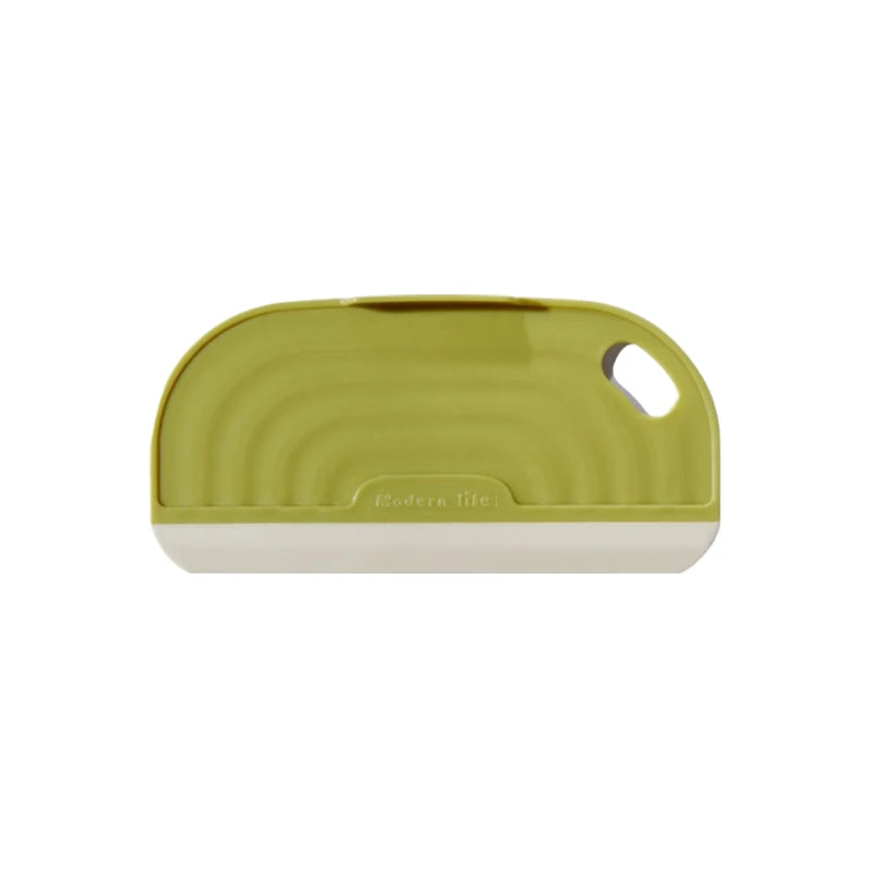Non-Scratch Soft Silicone Handy Squeegee Kitchen Sink Countertop Squeegee Window Mirror Water Wiper Clean Scraping Film Scraper Peaceful Pleasures Health and Wellness green