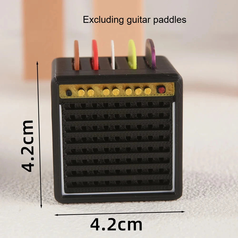 3D Printed Large-capacity Portable Guitar Pick Holder Waterproof