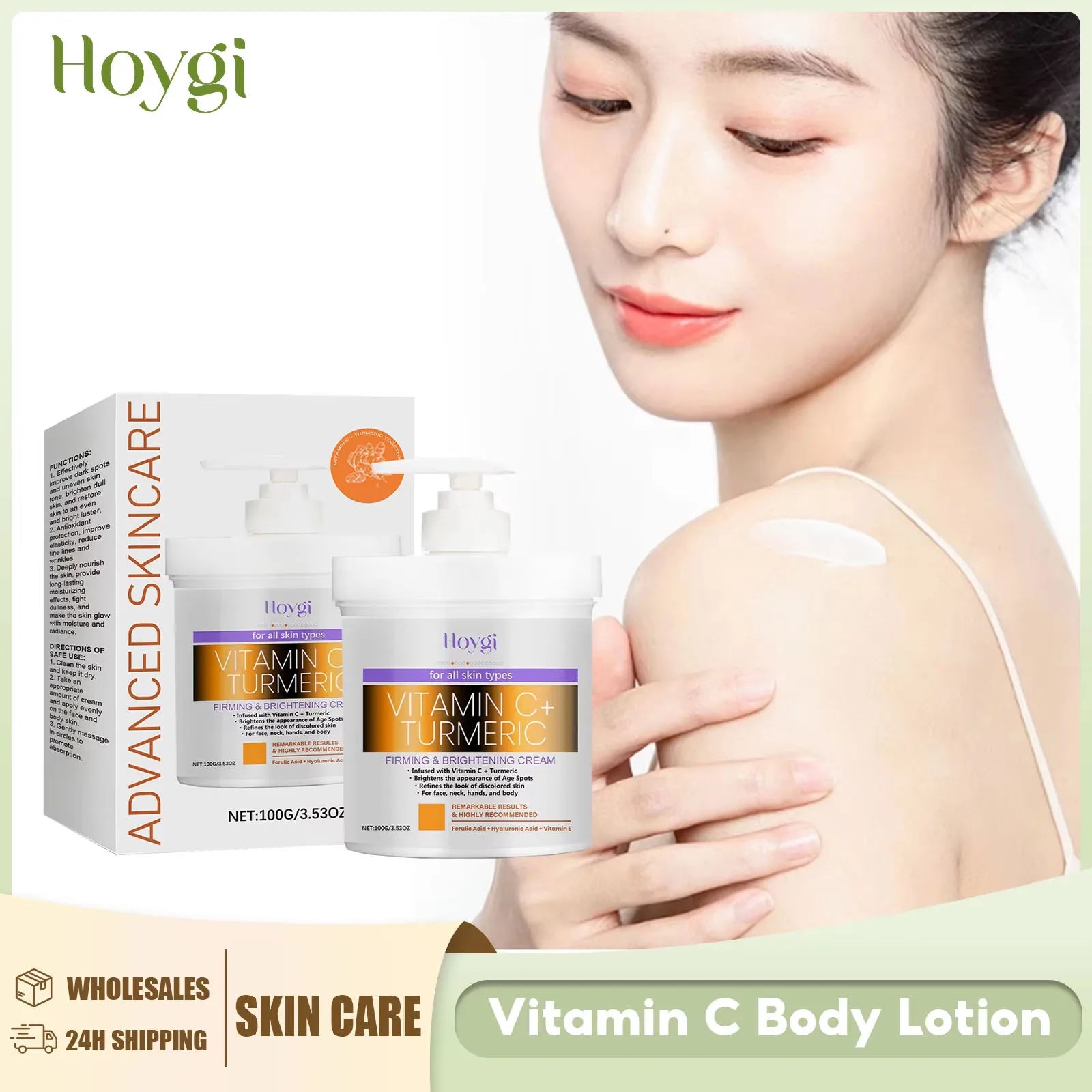 Body Lotion Moisturizing Anti Drying Lightening Melanin Elbows Knees Nourishing Exfoliating Improve Dull Vitamin C Body Cream Peaceful Pleasures Health and Wellness