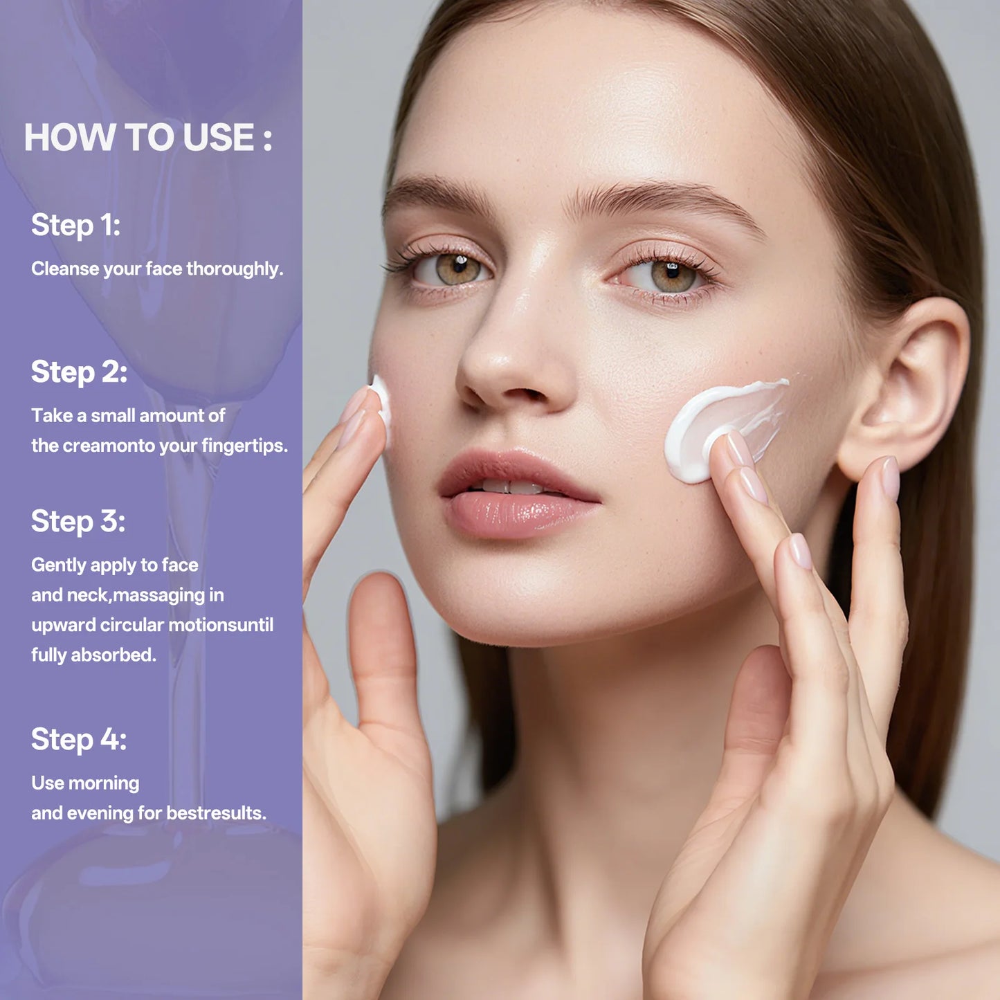 Hydrating Milk Moisturizer 50ml Deep Moisture Cream Shea Butter & Glycerin Repair Barrier Fade Fine Line Non-Greasy for All Skin Peaceful Pleasures Health and Wellness
