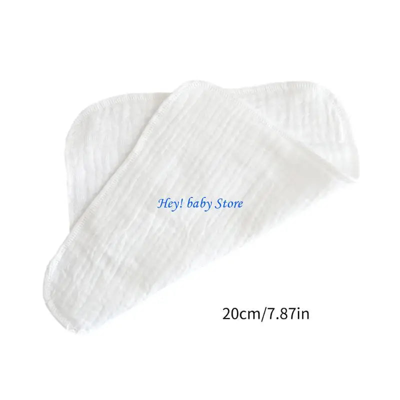 Baby Cotton Muslin Washcloth – Soft Gauze Face & Saliva Wipe