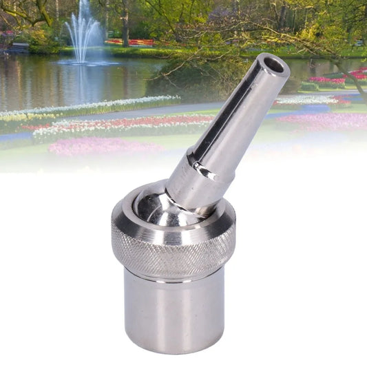 G1/2 Stainless Steel Adjustable Fountain Jet Nozzle | Garden Pond Fountain Spray Nozzle Peaceful Pleasures Health and Wellness