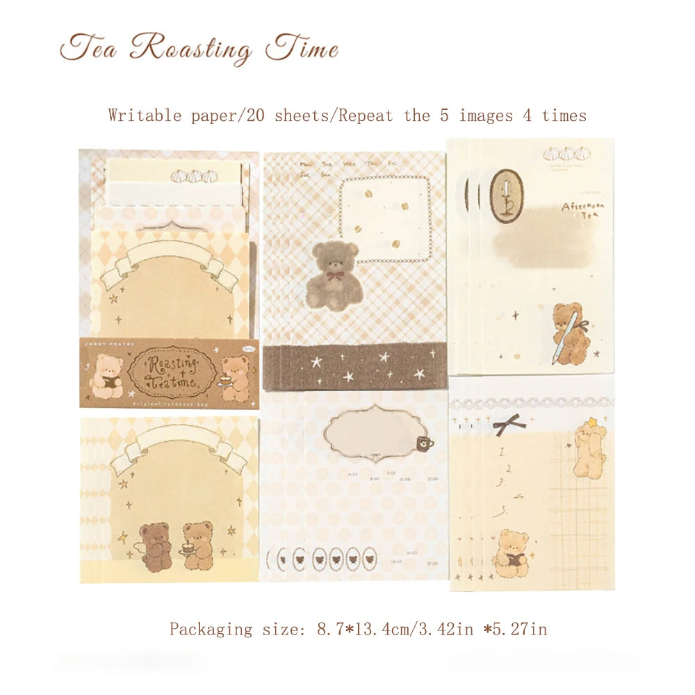 Combination Note Cute Fairy Tale Student Message Memo Can Be Used As