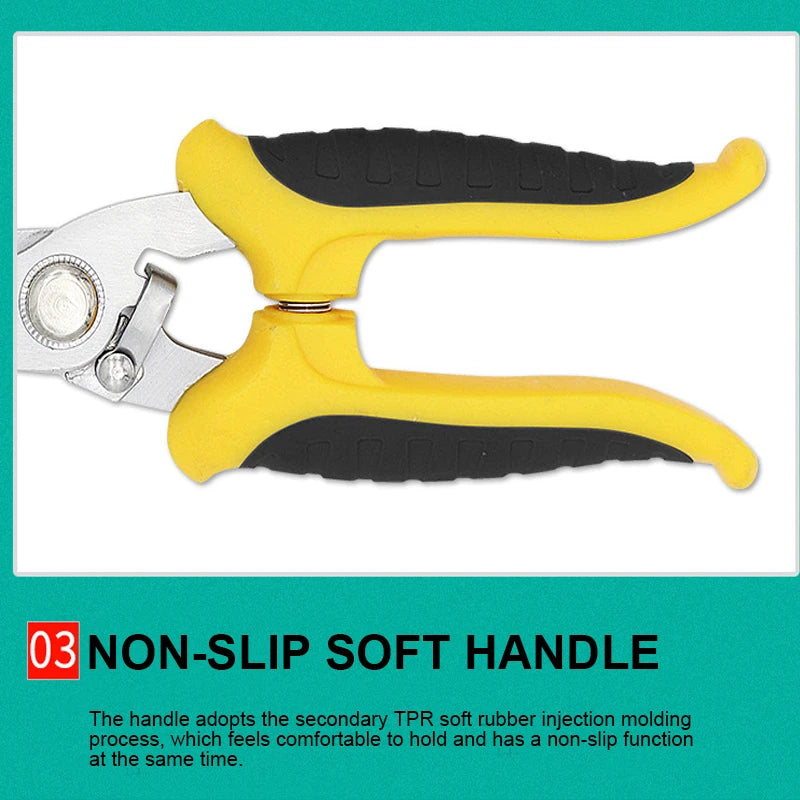 Stainless Steel Electrician Scissors | Wire & Sheet Trimmer Peaceful Pleasures Health and Wellness