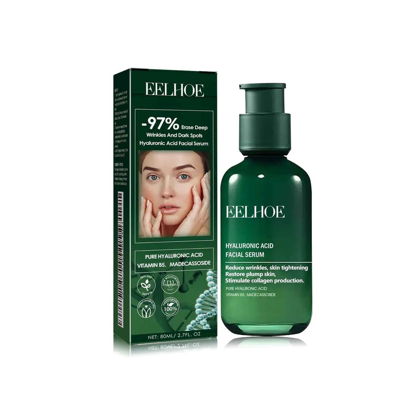 Hyaluronic Acid Firming Essence for Face & Neck – 80ml Peaceful Pleasures Health and Wellness 80ml