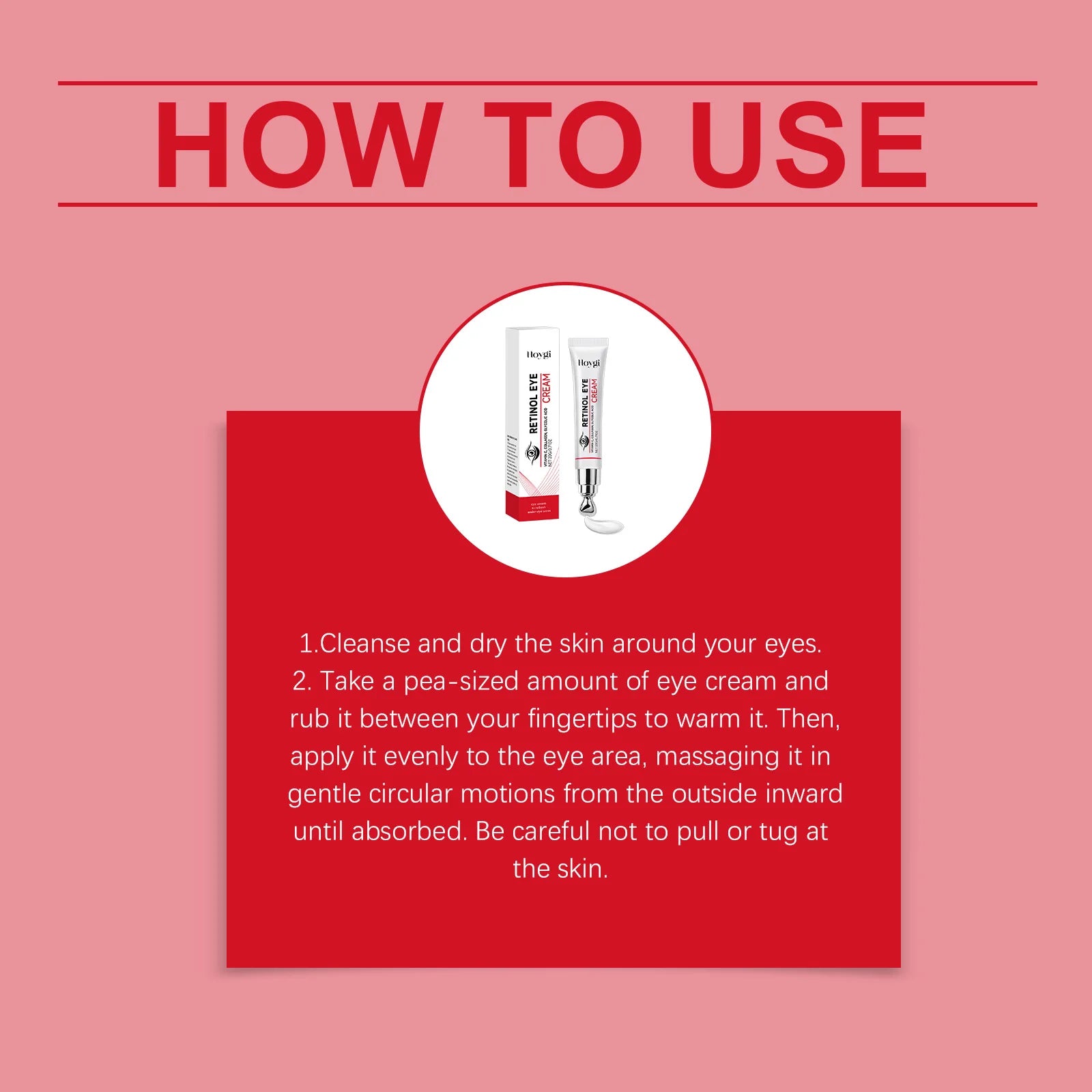 Retinol Eye Cream Tightening Eye Skin Anti Dark Circles Eyes Bags Remover Anti Puffiness Moisturizing Nourish Lifting Eye Cream Peaceful Pleasures Health and Wellness