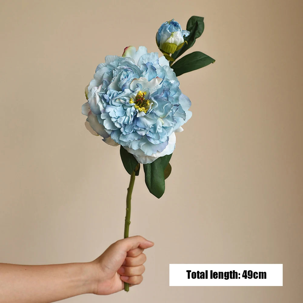 Large Silk Peony Artificial Flowers 16cm – Wedding & Home Decor