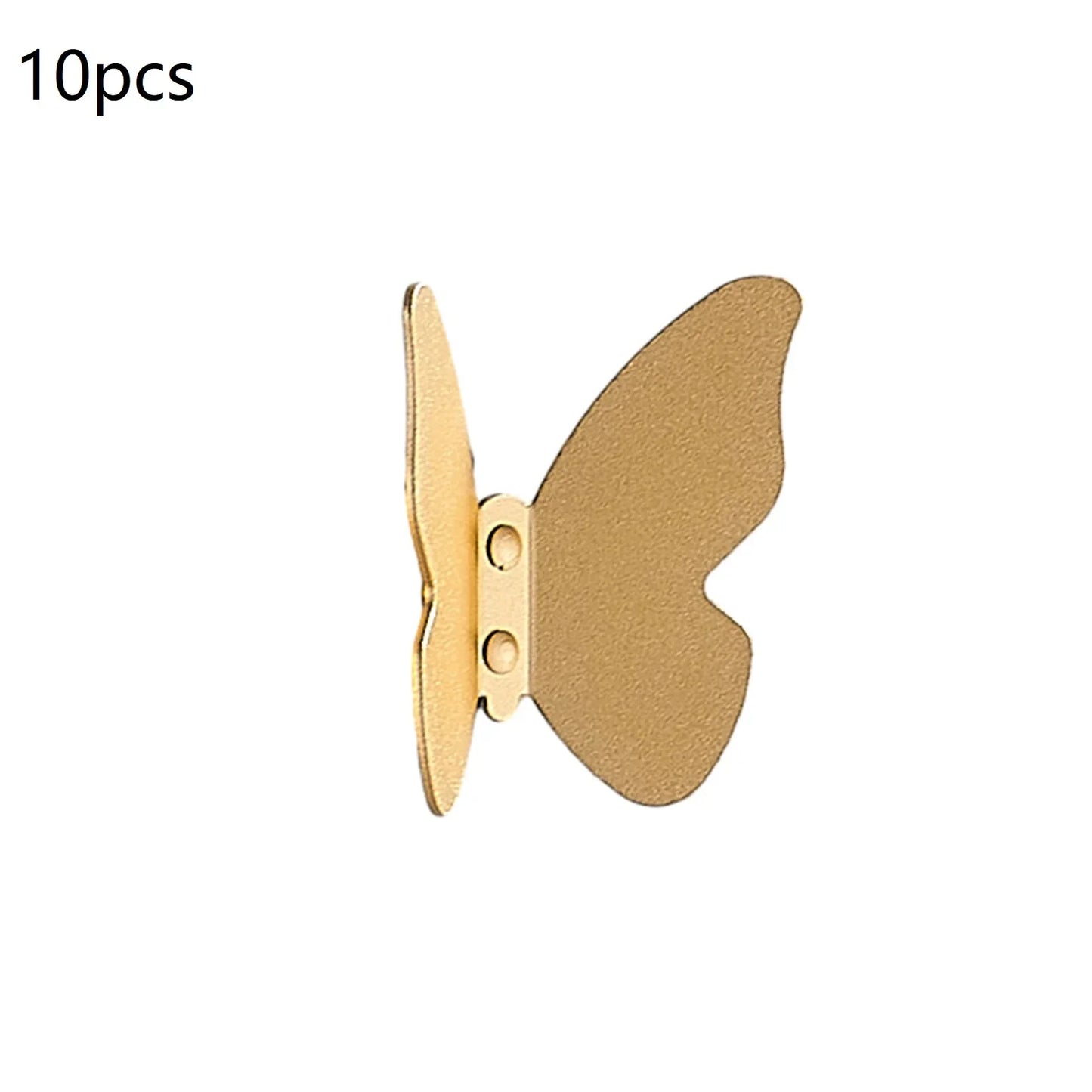 Butterfly Frosted Aluminum Wall Hook – Decorative Storage Hook