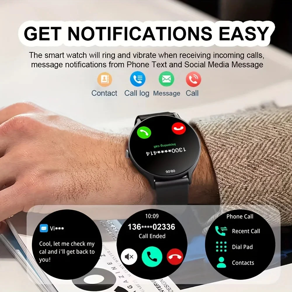 ERUN Smartwatch 1.5" Touchscreen – Calls, Sleep & Fitness Tracker
