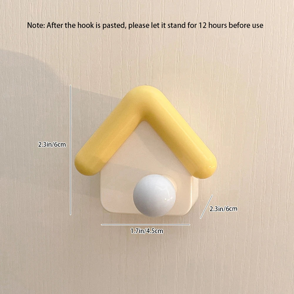 Cartoon Creative Hook Cute House Design Decoration High-value Small