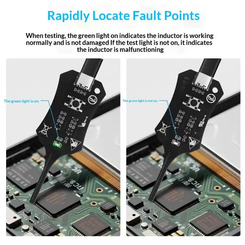 Quick Fault Inductance Checking Motherboard Coil Tester Inductor Detector Tool For Mobile Phone Repair Electromagnetic Induction Peaceful Pleasures Health and Wellness