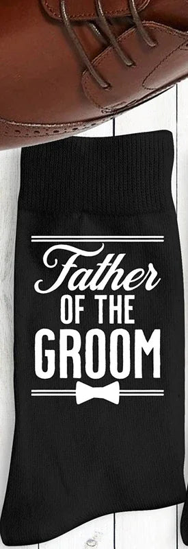 Wedding Party Socks | Groomsman, Best Man & Father of Bride Gift
