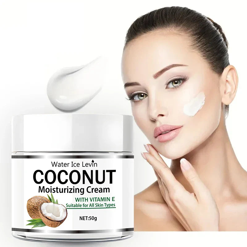 Coconut Oil Face Cream – Collagen, Retinol & Hyaluronic Acid 50g