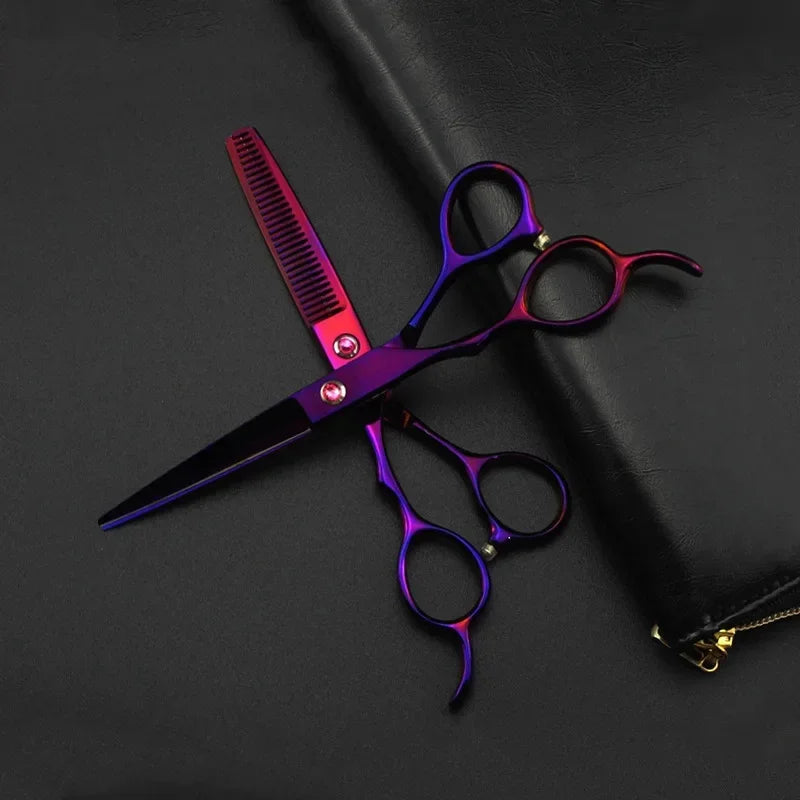 Professional 6 inch Hair Scissors Thinning Barber Cutting Hair Shears Scissor Tools Hairdressing Scissors Peaceful Pleasures Health and Wellness