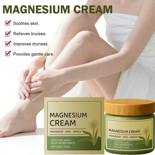 Magnesium Cream for Muscle & Nerve Relief – Body Massage