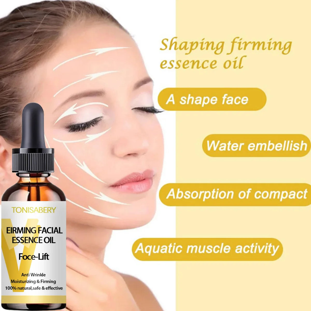 TRSTAY V-Shape Facial Oil – Lift, Tighten & Nourish Skin