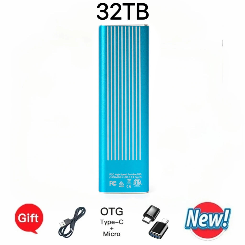 EOENKK 8TB Portable External SSD USB 3.2 Type-C Fast Drive