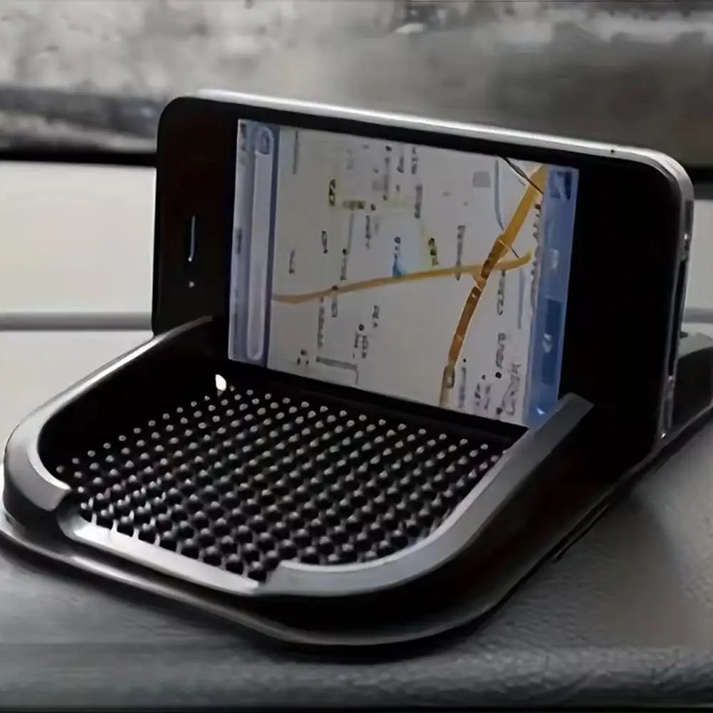 Silicone Car Phone Holder 360° Rotatable Anti-Slip Grip Dashboard Mount Hands-Free Navigation Waterproof For Smartphone Glasses Peaceful Pleasures Health and Wellness