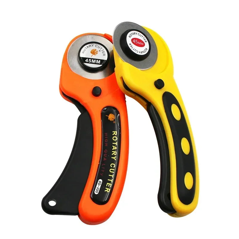 45MM Leather Craft Rotary Cutter Leather Cutting Tool Leather Craft Fabric Circular Blade Knife DIY Patchwork Sewing Quilting Peaceful Pleasures Health and Wellness