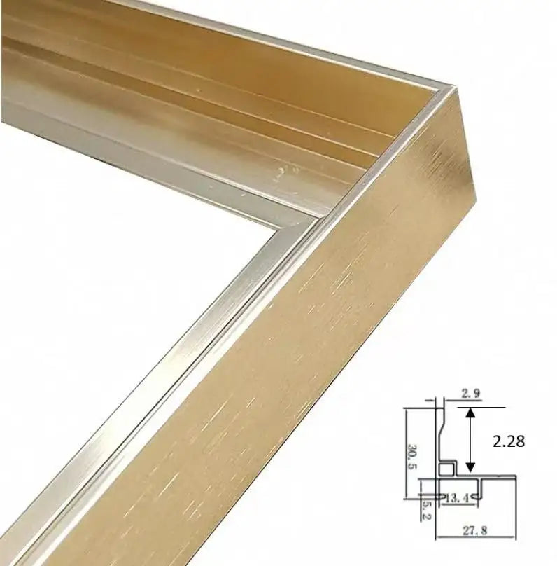 Customized Aluminum Alloy Frame for Paintings, Canvas Picture Frame, DIY, Modern, Grand Format, All Kinds of Size Peaceful Pleasures Health and Wellness