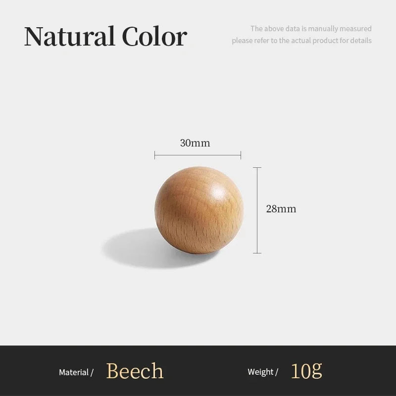 Nordic Walnut Wood Cabinet Handles & T-Bar Drawer Knobs