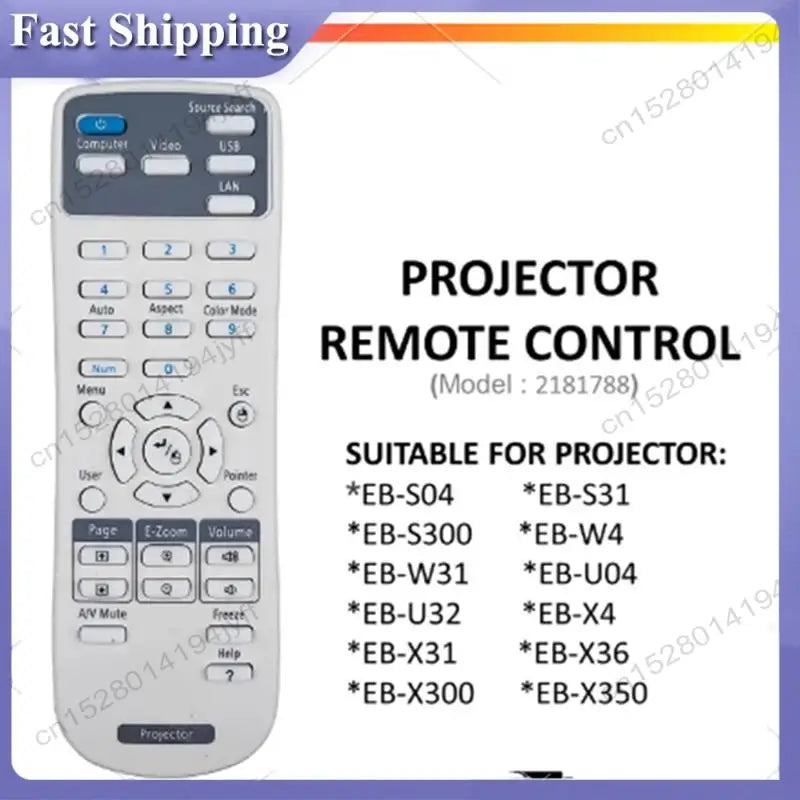-ABDH For EPSON Projector Remote Control Replacement For EB Series(Model Code:2181788) Peaceful Pleasures Health and Wellness