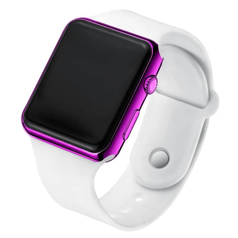 RUNERR Men's LED Digital Sport Watch – Square Dial Silicone Band