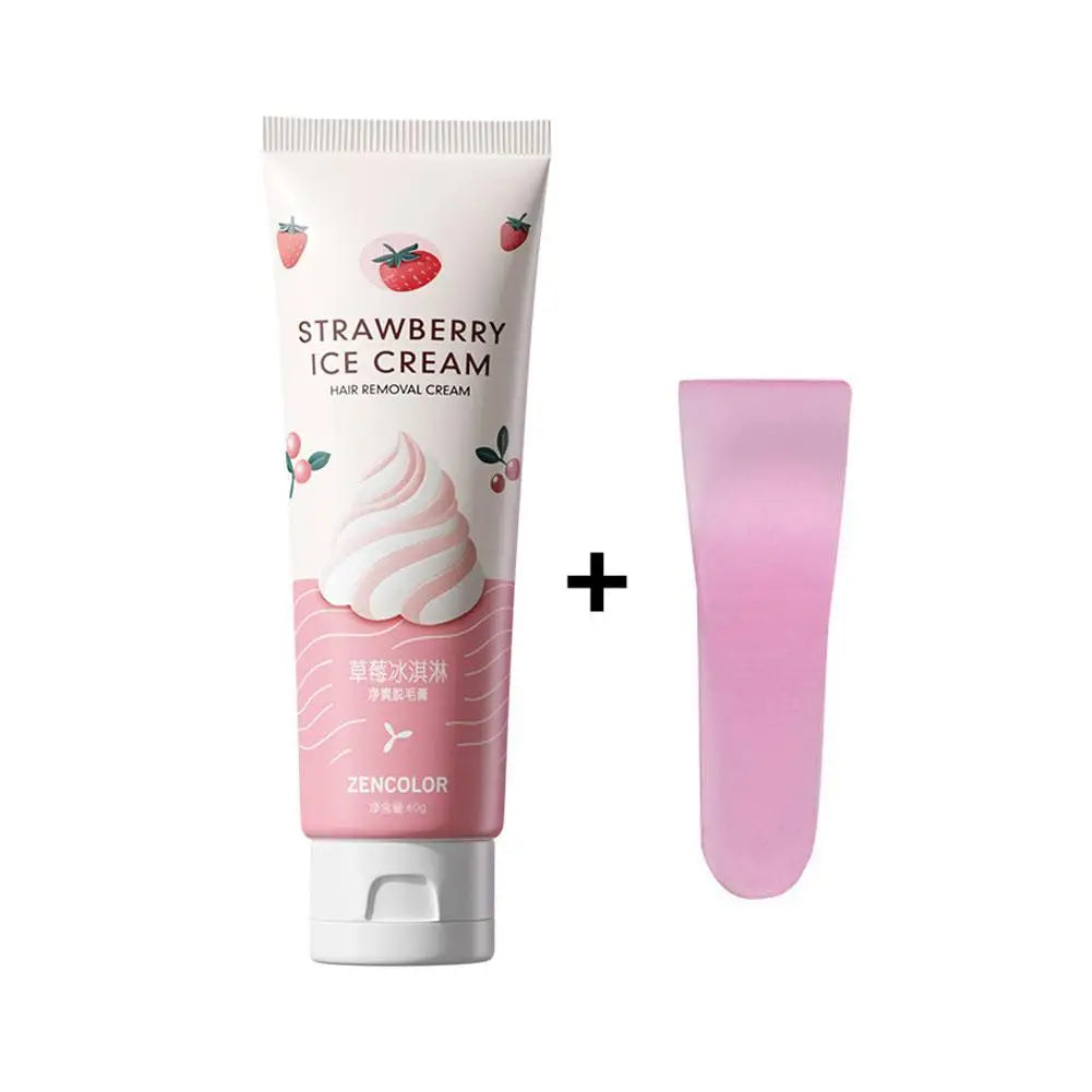 Hair Removal Cream Fast Painless Hair Growth Inhibitor Arm Armpit Legs Intimate Areas Peach Fuzz Remover For Men Woman Peaceful Pleasures Health and Wellness C 60g