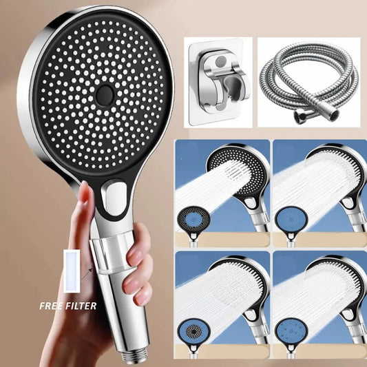 13CM High Pressure Handheld Shower Head – 4 Modes, Water Saving Handheld Shower Head Oasis Select