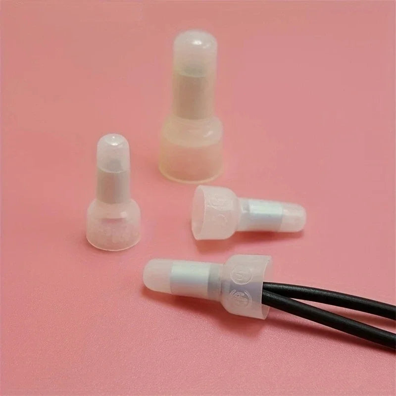 120Pcs Closed End Crimp Cap 22-16 16-14 12-10 AWG Gauge Wire Connector Terminal Peaceful Pleasures Health and Wellness