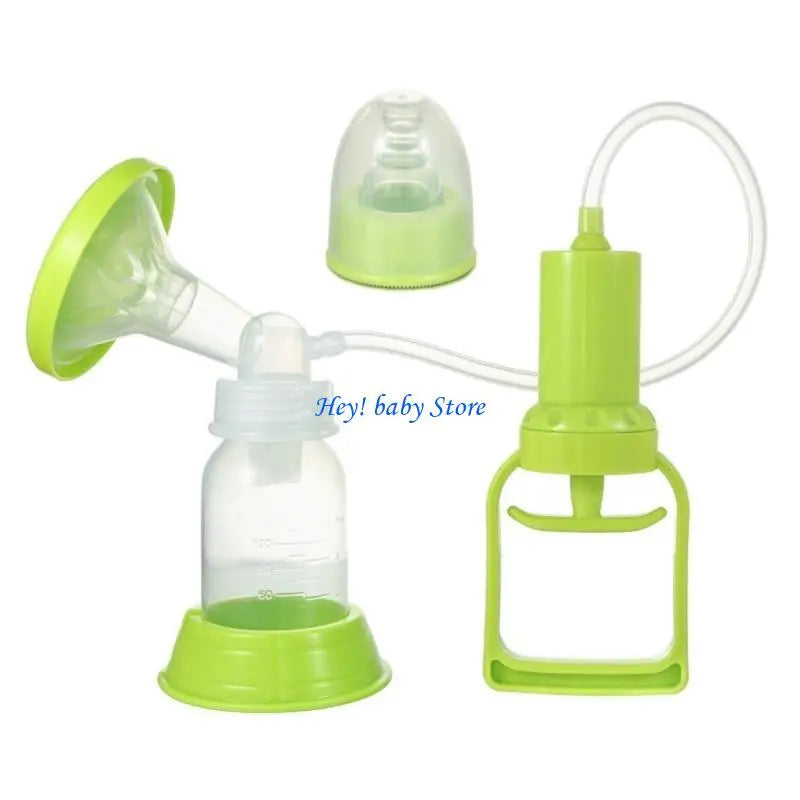 Manual Breast Pump with Bottle – BPA Free, Strong Suction