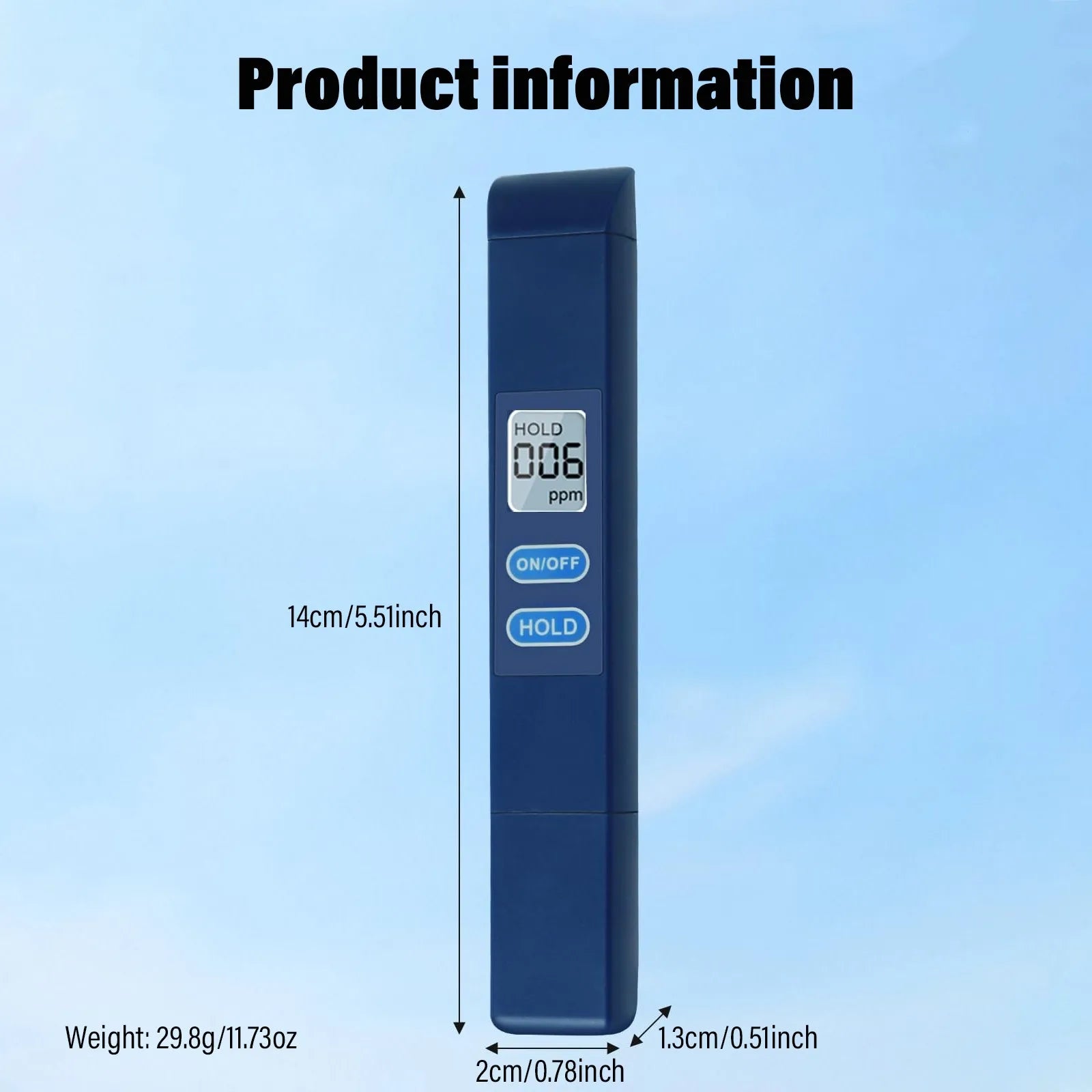 TDS Meter & Water Quality Tester, 0-9990ppm High Accuracy TDS Pen for Drinking Water, Coffee, Home, Aquarium, Hydroponics Peaceful Pleasures Health and Wellness