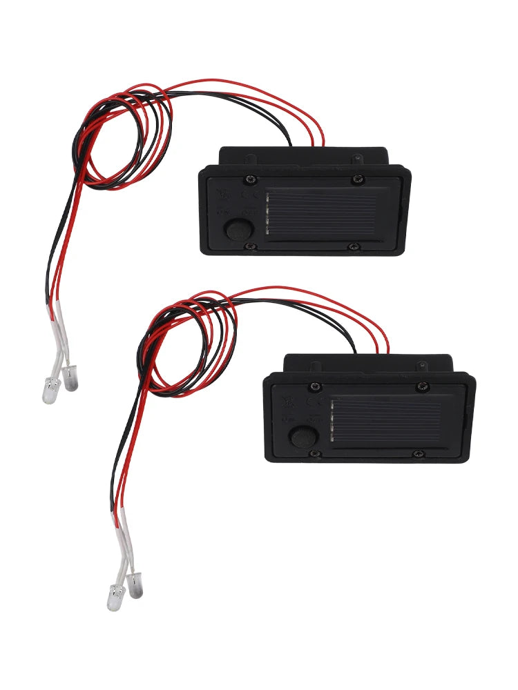 Solar Light Boxes Replacement LED Bulbs Easy Install Auto Off