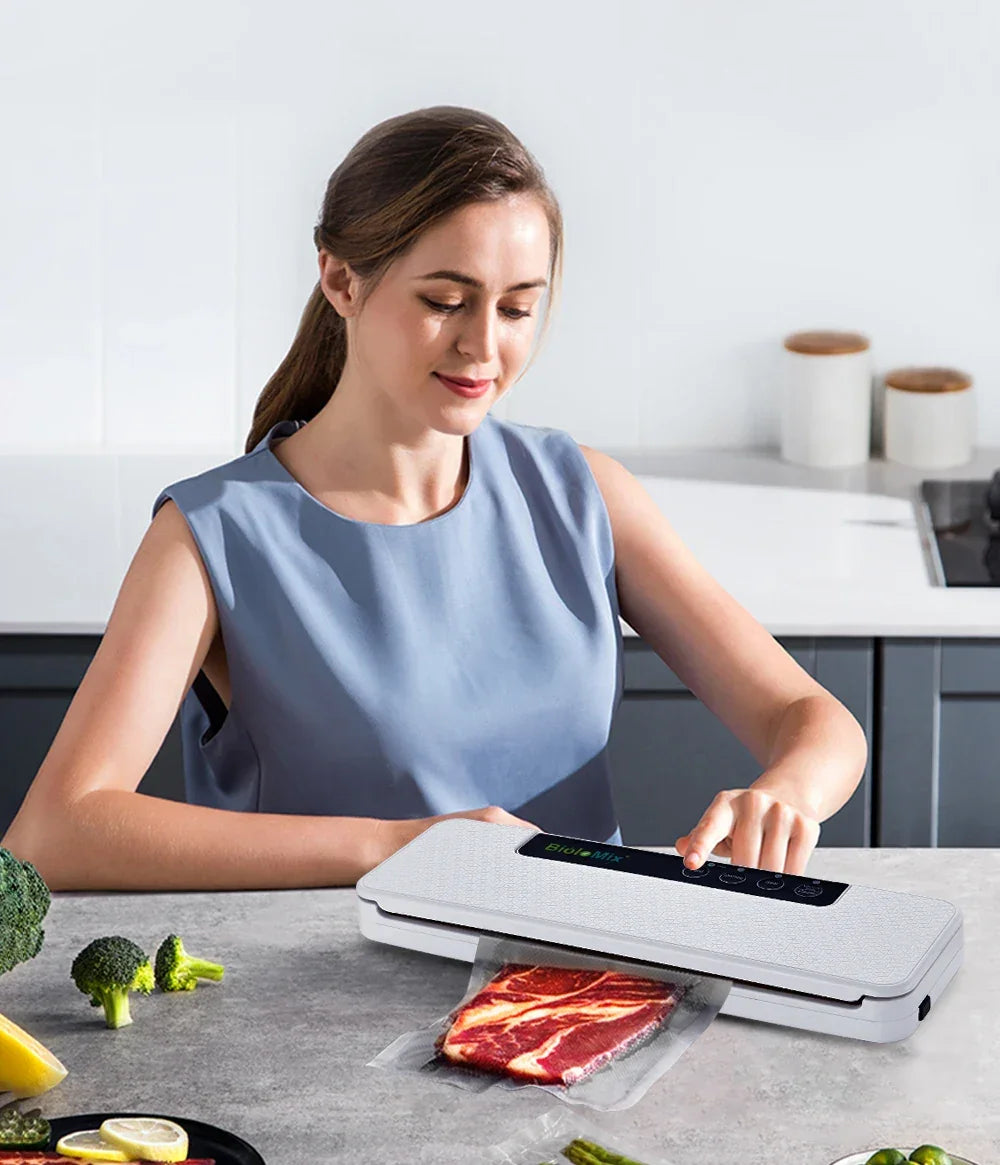 BioloMix W230 Automatic Vacuum Sealer | Wet & Dry Food Saver Peaceful Pleasures Health and Wellness