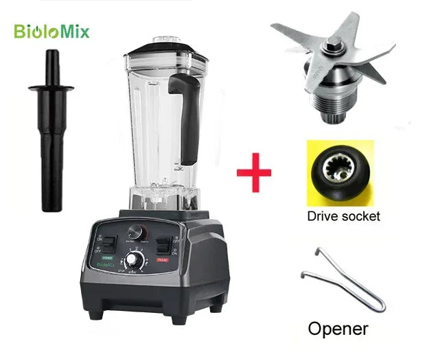 BioloMix 3HP 2200W Heavy Duty Blender | 2L BPA Free Jar