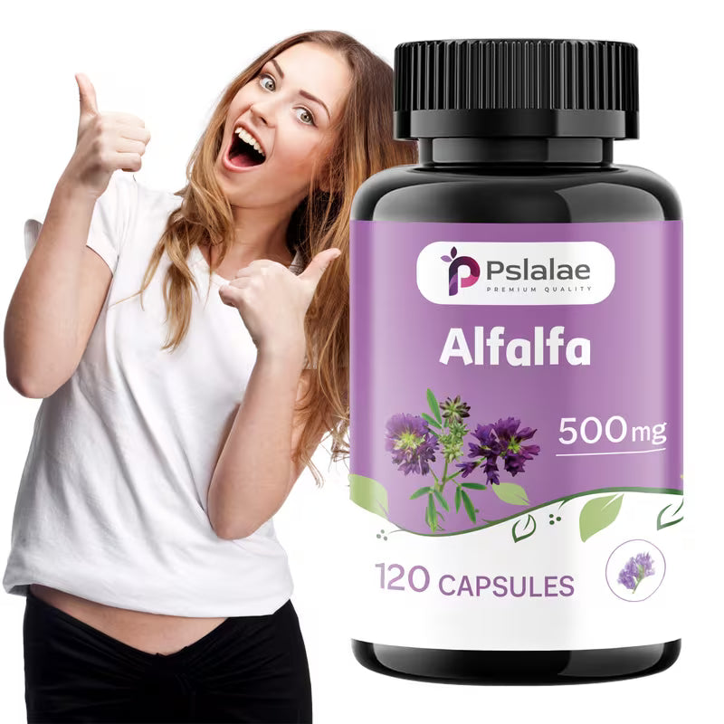Alfalfa Green Superfood – Digestive Support | 120 Capsules Peaceful Pleasures